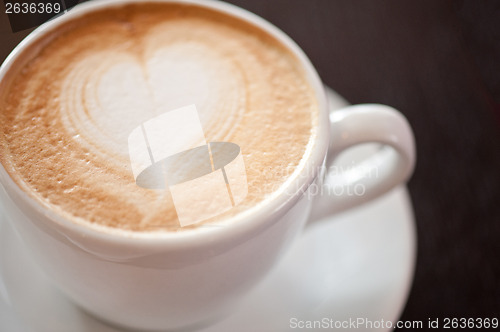 Image of Coffee heart shape