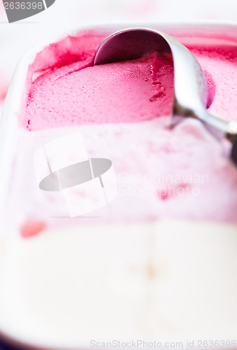 Image of Raspberry ice cream