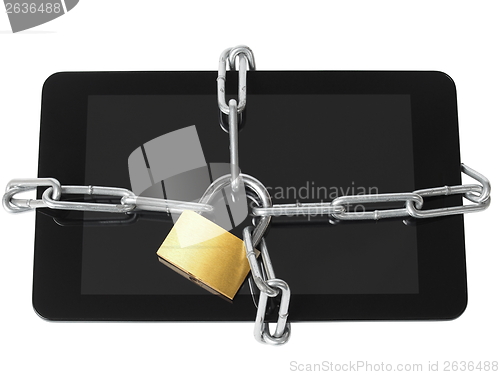 Image of Locked tablet