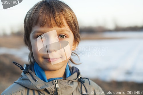 Image of Handsome smiling boy