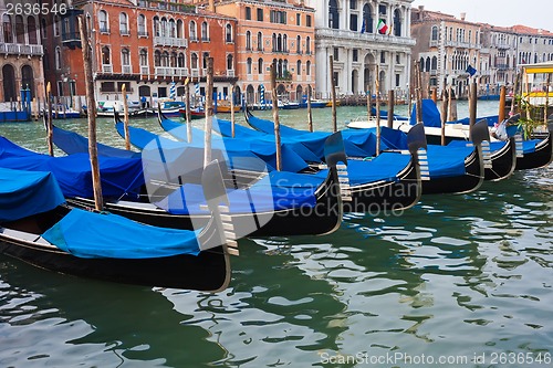 Image of Gondolas in Venice