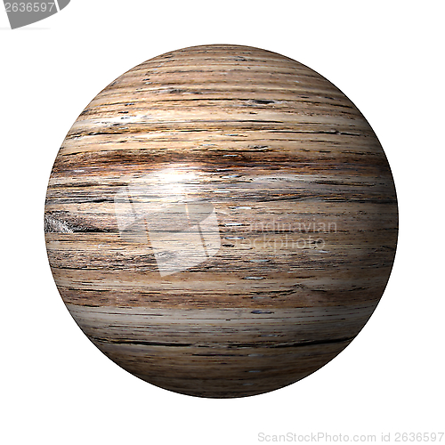 Image of Wooden Globe