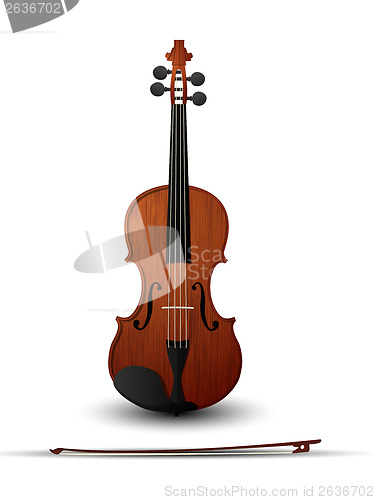 Image of Violin and bow 