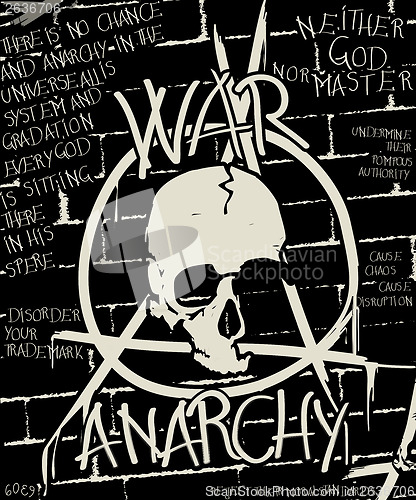 Image of War and anarchy poster