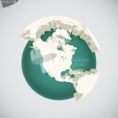 Image of World globe illustration