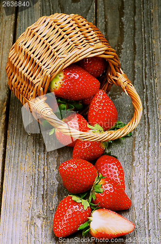Image of Strawberries in Basket