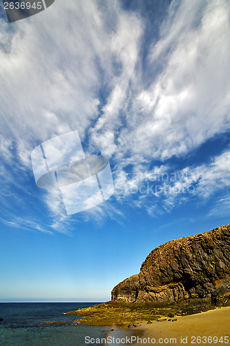 Image of water and summer in lanzarote spain