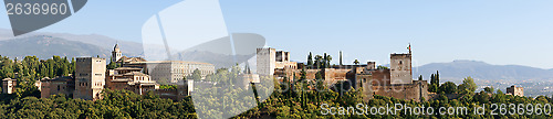 Image of Panorama of Alhambra in Granada