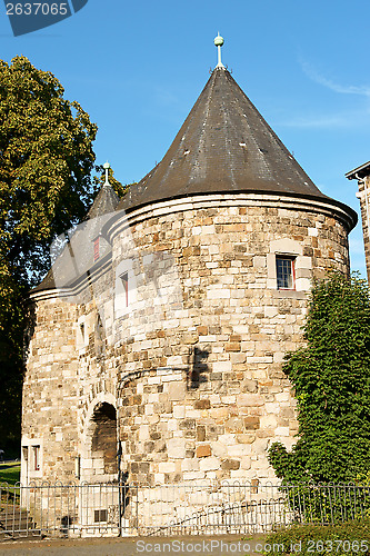 Image of Aachen Ponttor citygate, Germany