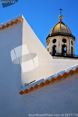 Image of  bell tower in teguise arrecife  