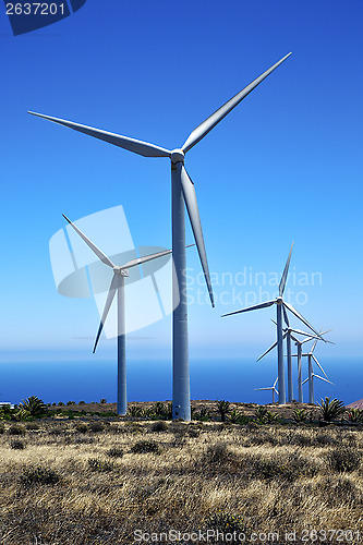 Image of  and the sky in   of lanzarote spain africa