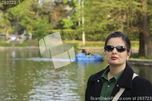 Image of Woman in park