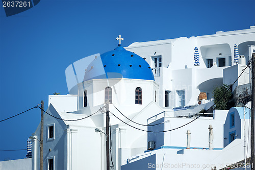 Image of Santorini church