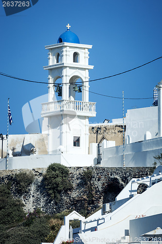 Image of Santorini church