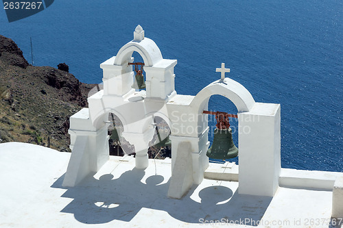 Image of Santorini church