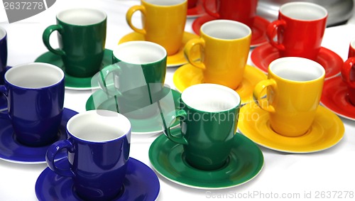 Image of color cups 