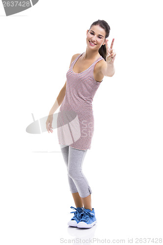 Image of Beautiful young woman