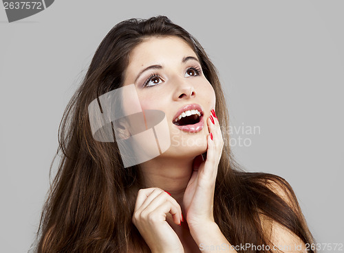 Image of Astonished girl