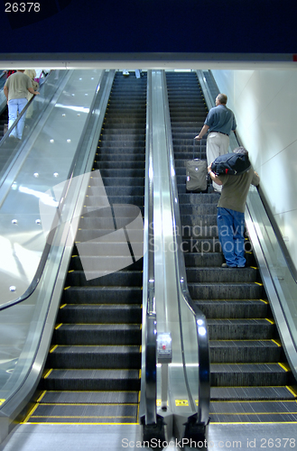 Image of Airport Escalator
