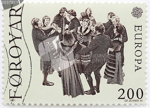 Image of Faroese Dancers Stamp