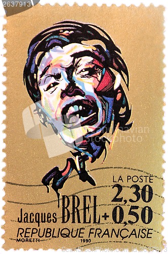 Image of Jacques Brel Stamp