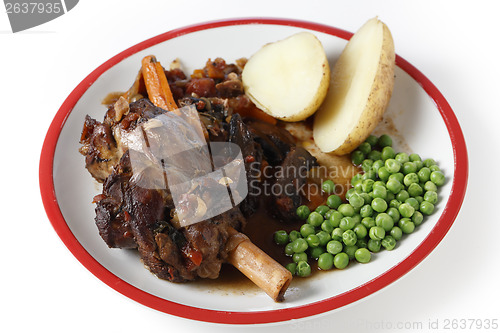 Image of Lamb shank meal high angle