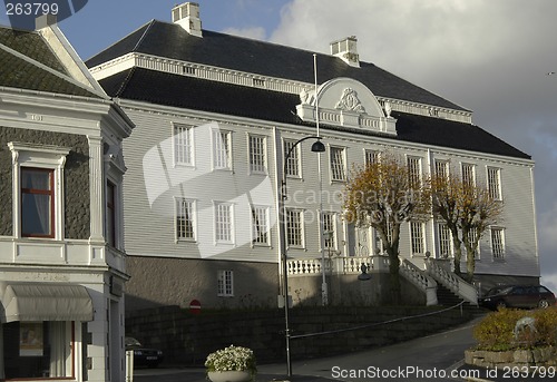 Image of The townhall of Farsund