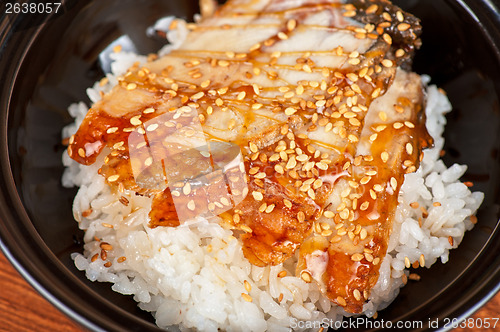 Image of eel with rice