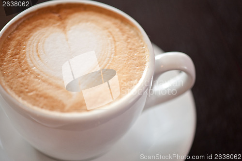 Image of Coffee heart shape