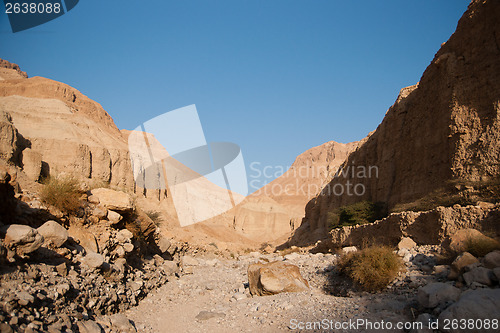 Image of Mountains in stone desert nead Dead Sea