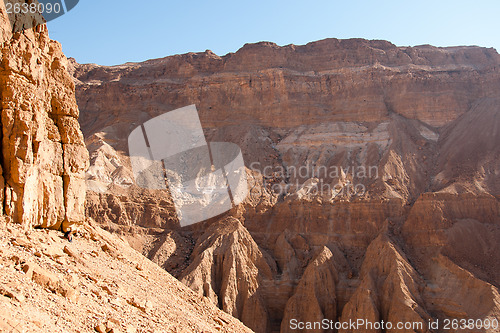Image of Mountains in stone desert nead Dead Sea