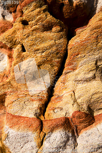 Image of rock abstract lanzarote spain  