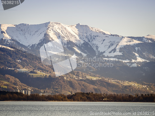 Image of Alps and lake constance
