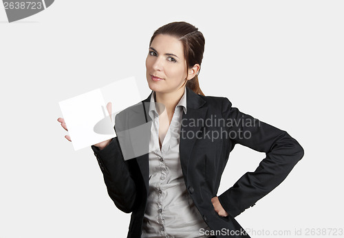 Image of Holding a cardboard