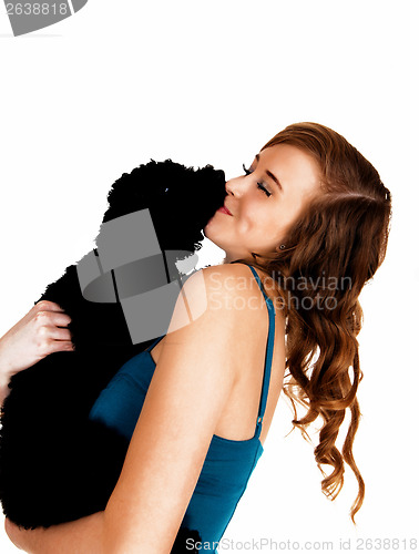 Image of Girl with her dog.