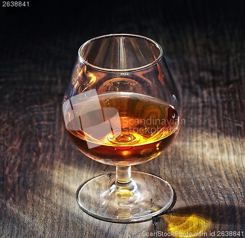 Image of glass of brandy