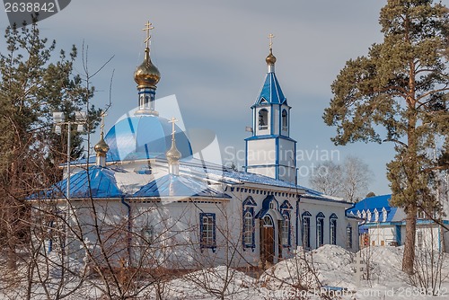 Image of Uspensko-Nikolsky temple in Yalutorovsk. Russia