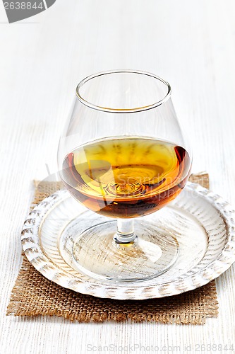 Image of glass of brandy