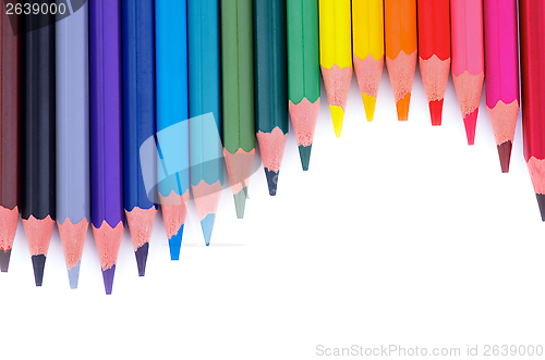 Image of Colorful Pencils Wave