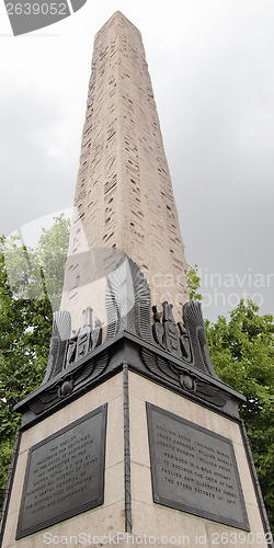 Image of Egyptian obelisk, London