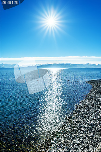 Image of lake constance alps