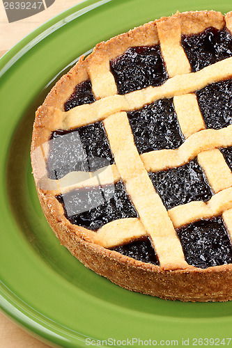 Image of Cherry jam tart