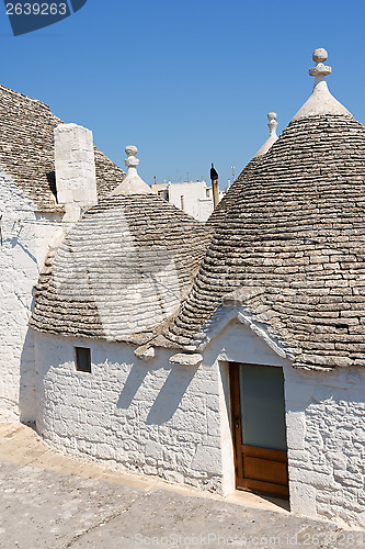 Image of Trulli houses in Alberobello, Italy