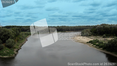 Image of beautiful landscape with river