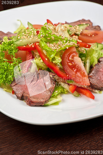 Image of beef salad