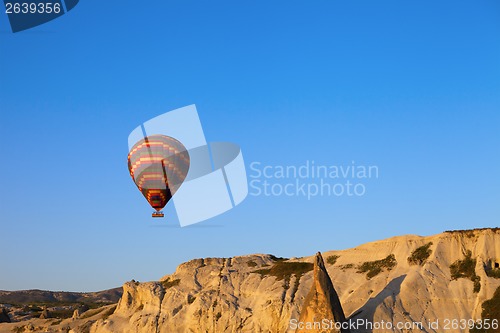 Image of Hot air balloon in early morning