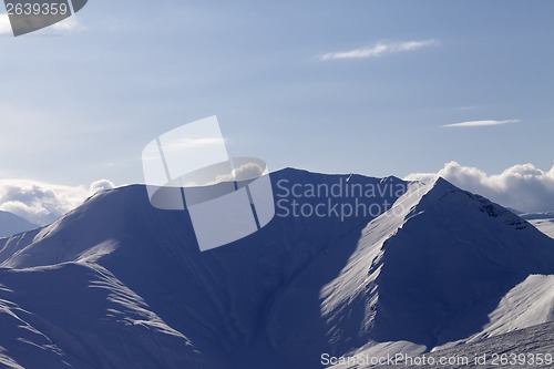 Image of Mountains in evening