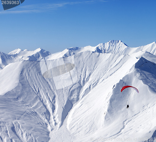 Image of Sky gliding in high mountains