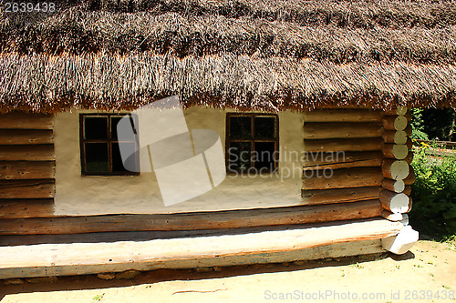 Image of old rural house in Carpathian region