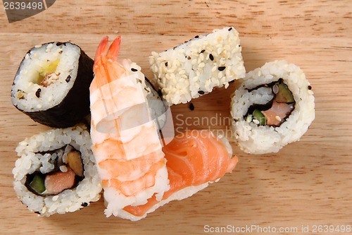 Image of sushi food 